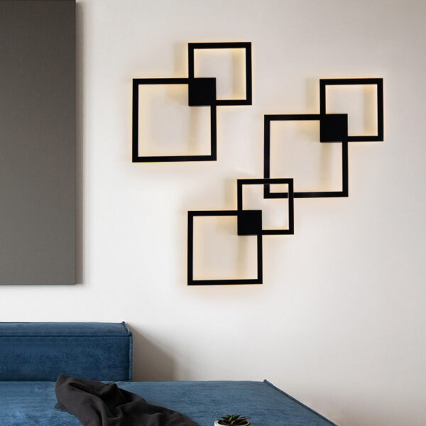 modern-creative-geometric-square-aisle-wall-decoration-lamps