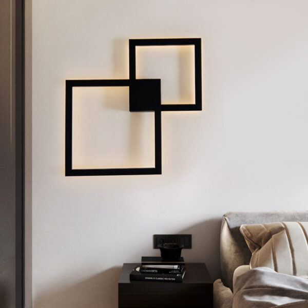 modern-creative-geometric-square-aisle-wall-decoration-lamps