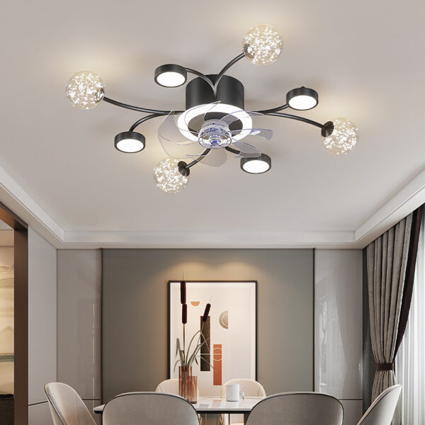 Simple and modern Ceiling light with fan