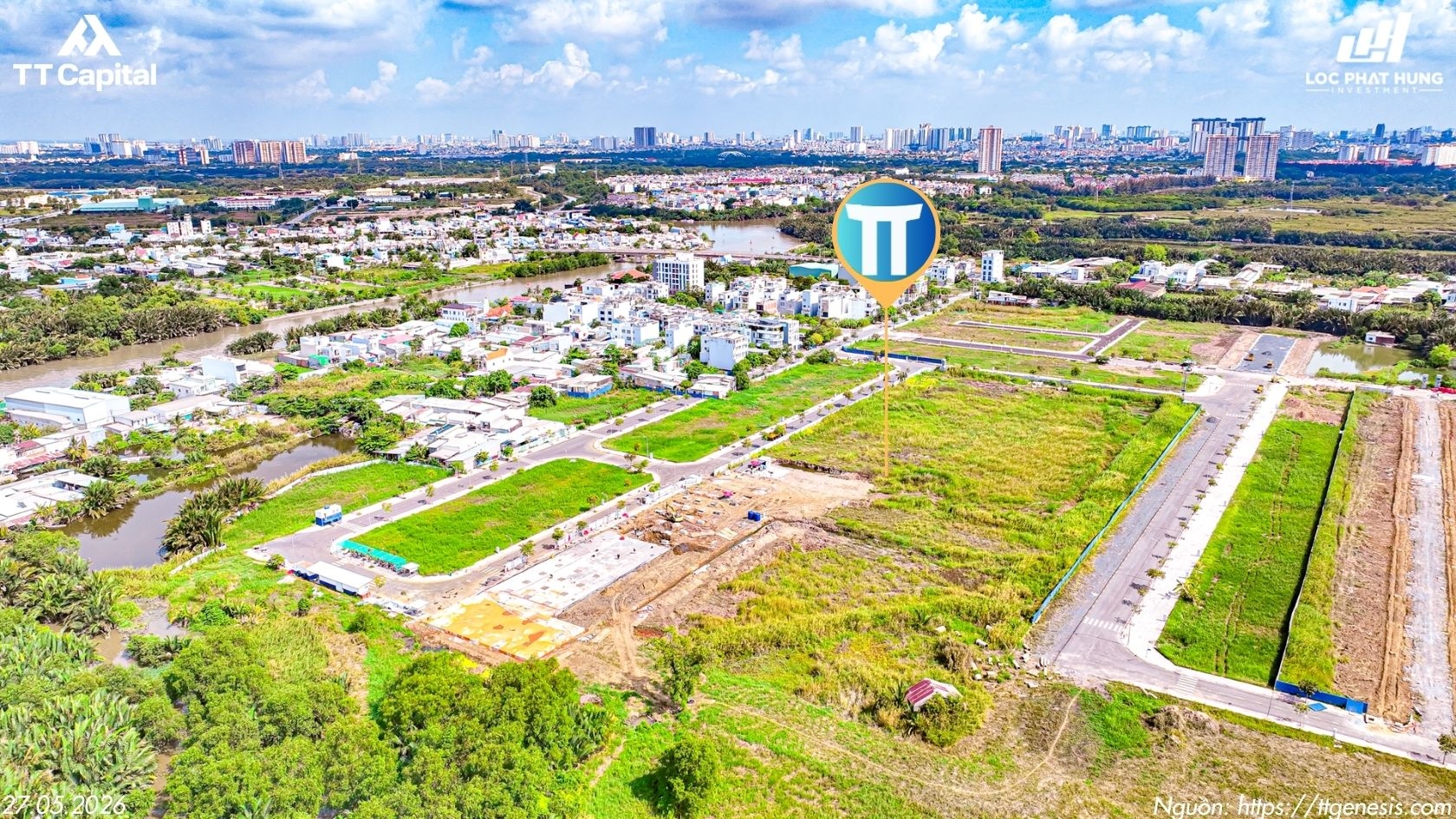 ập nhật tiến độ thi công thực tế tại công trường dự án căn hộ TT Genesis Nhà Bè ngày 27/05/2026