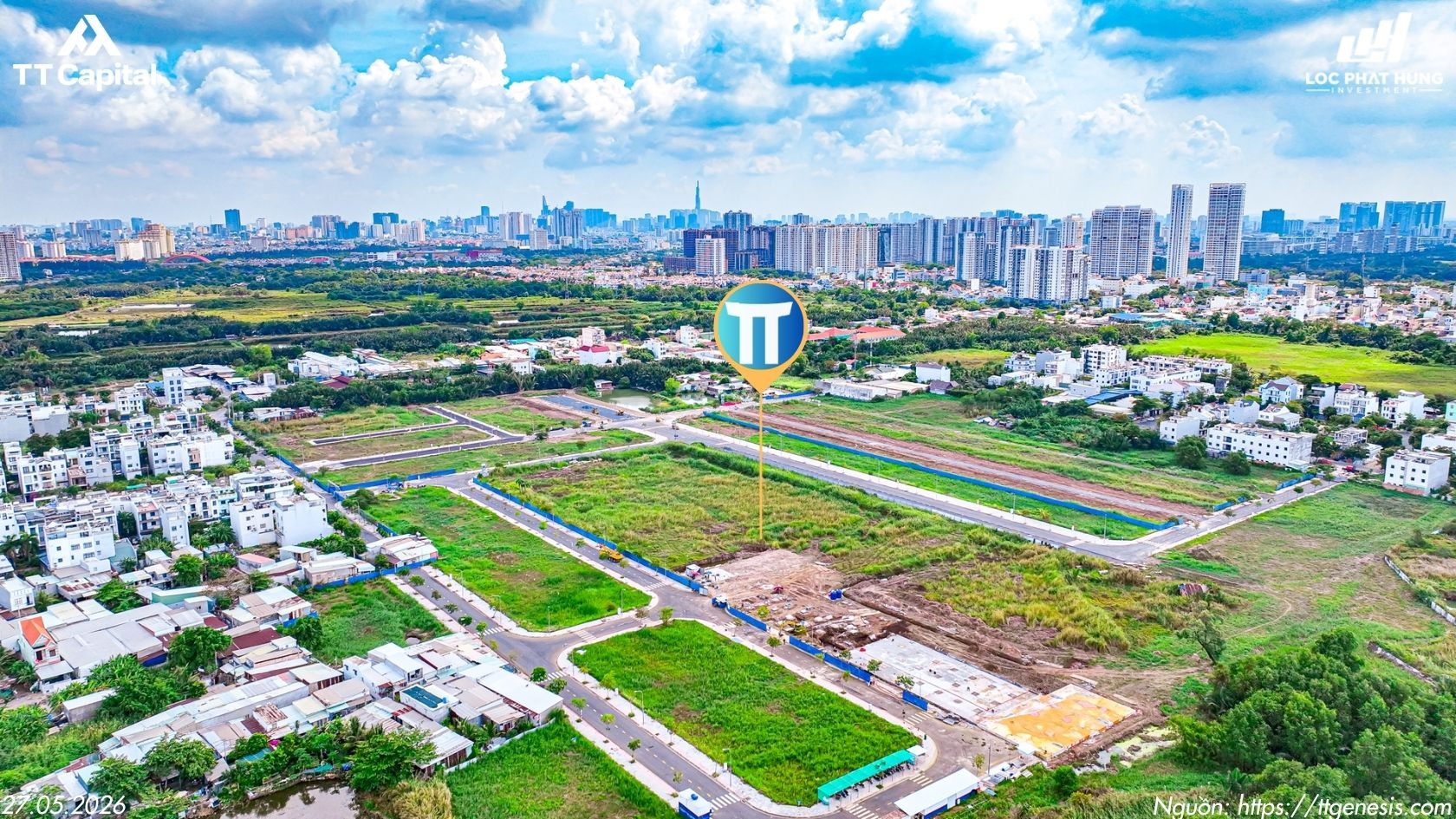 ập nhật tiến độ thi công thực tế tại công trường dự án căn hộ TT Genesis Nhà Bè ngày 27/05/2026