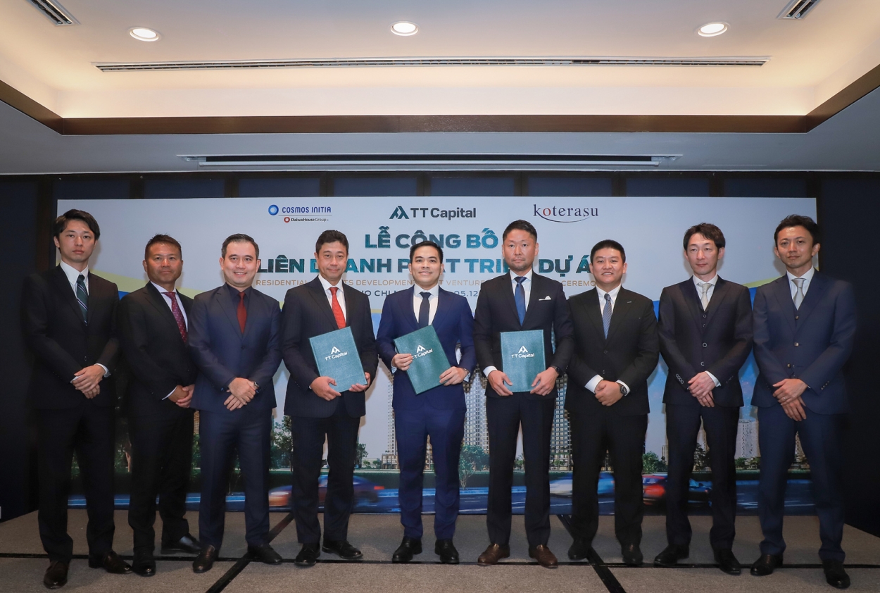 Lễ ký kết hợp tác chiến lược giữa TT Capital và các đối tác danh tiếng