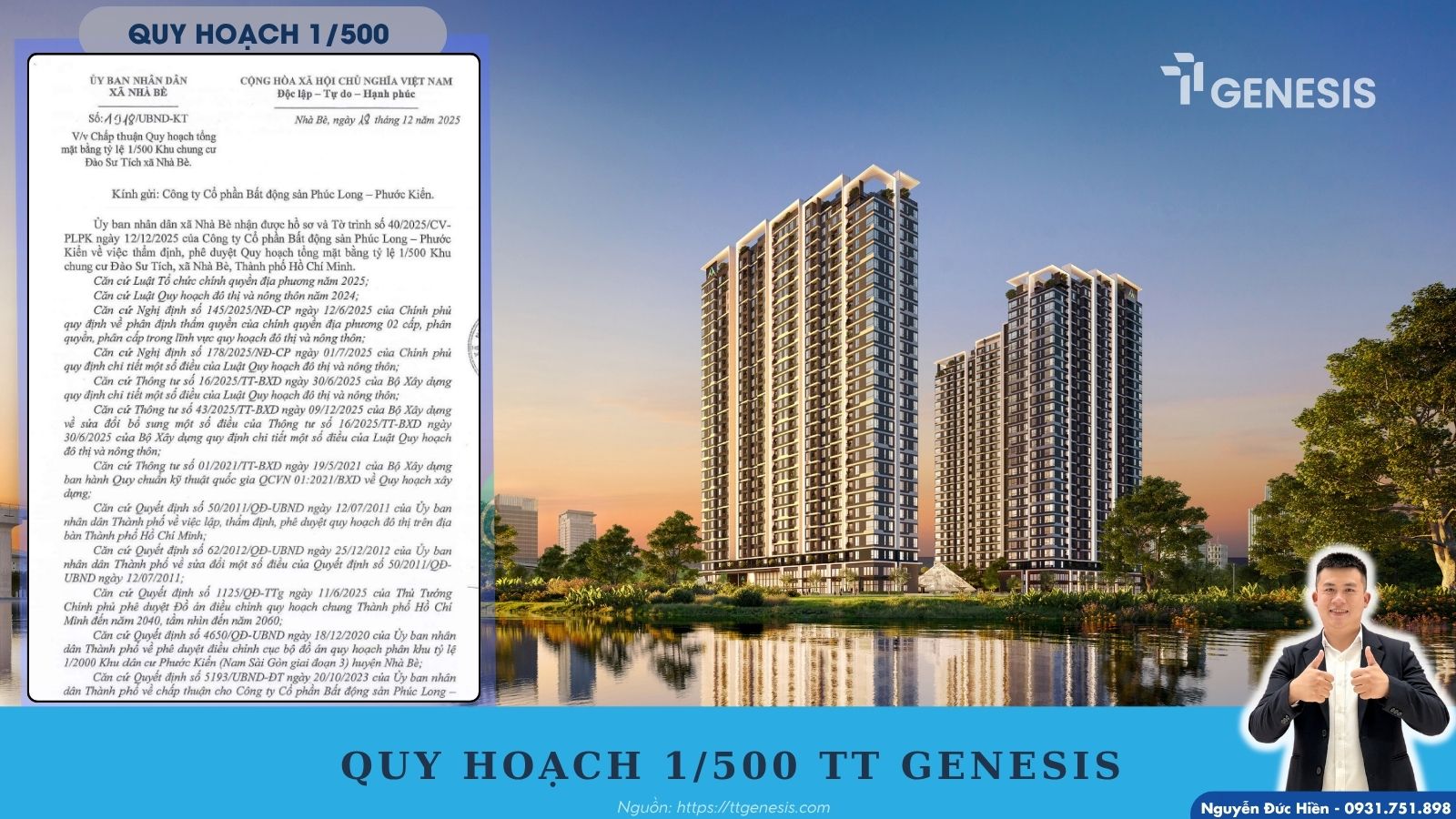 quy hoạch 1/500 tt genesis nhà bè
