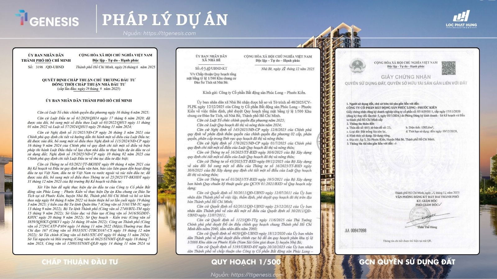 Pháp lý TT Genesis