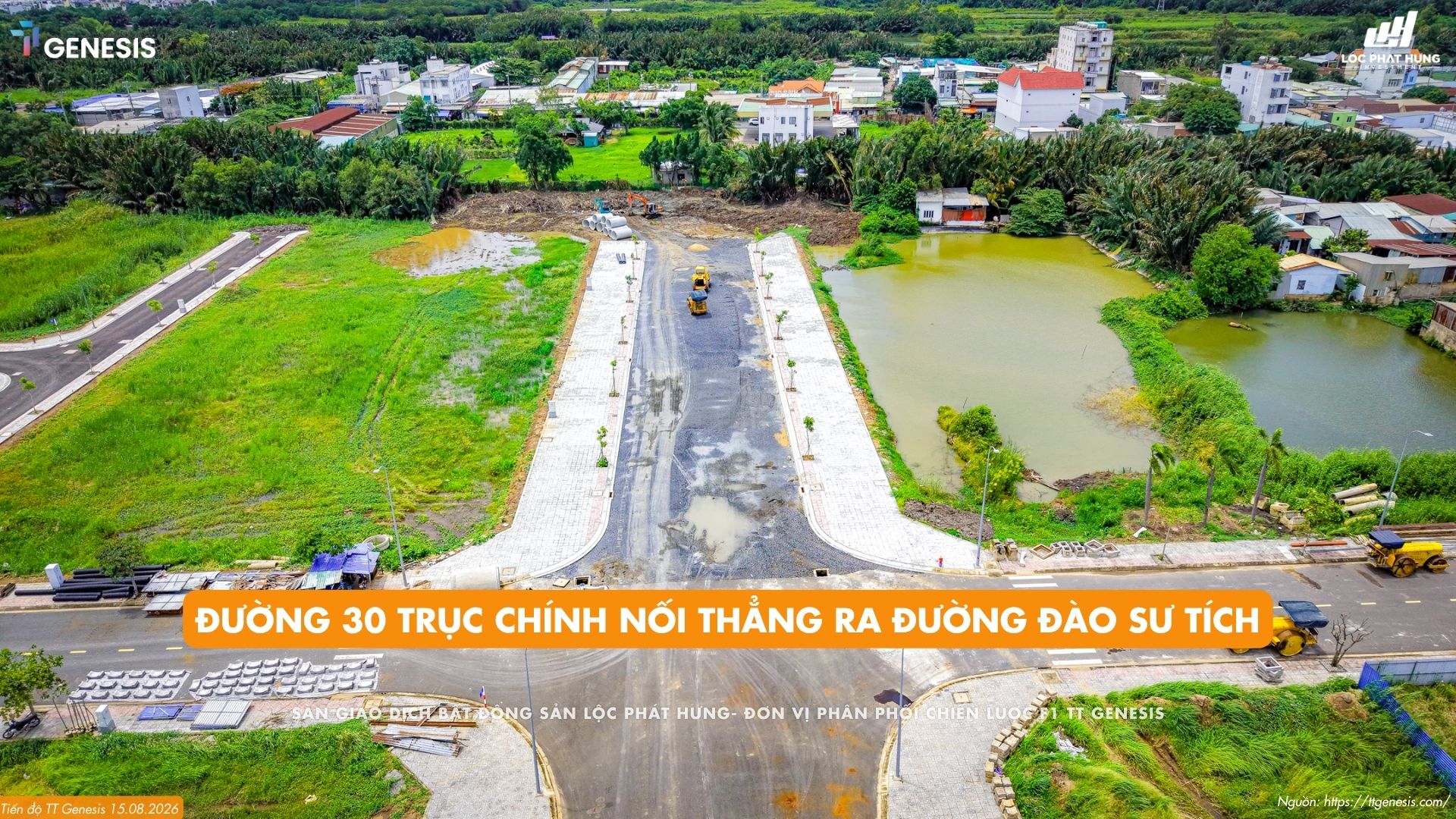 Cập nhật tiến độ xây dựng dự án căn hộ chung cư TT Genesis ngày 15.8.2026