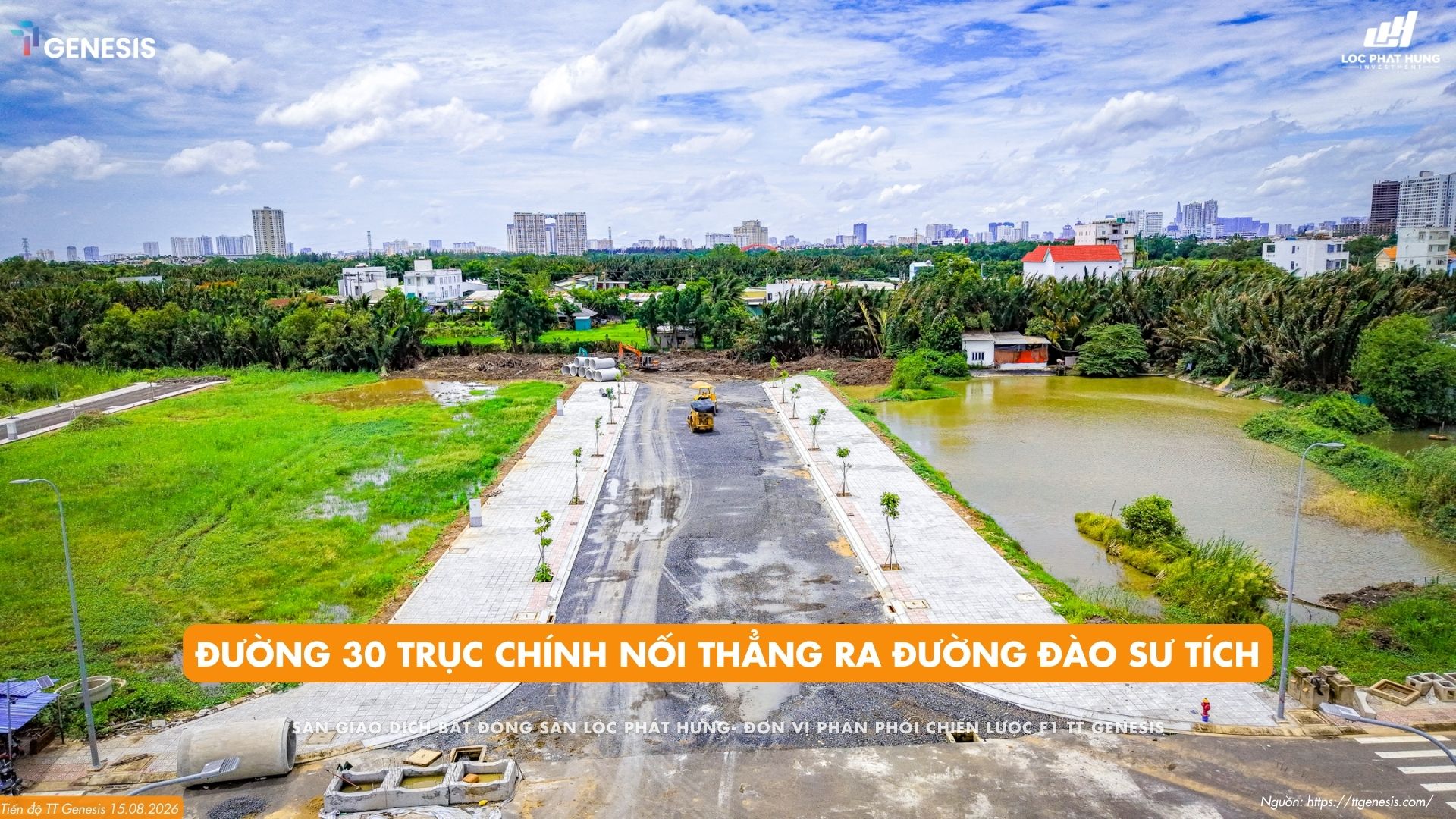 Cập nhật tiến độ xây dựng dự án căn hộ chung cư TT Genesis ngày 15.8.2026