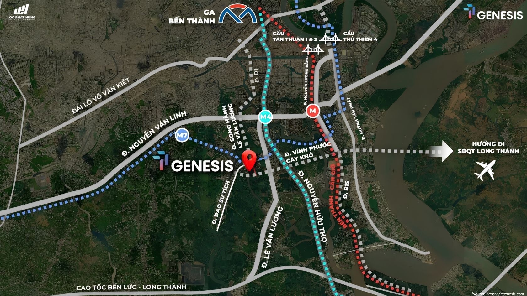 Các tuyến Metro và mô hình TOD tác động lớn đến hạ tầng giao thông TT Genesis