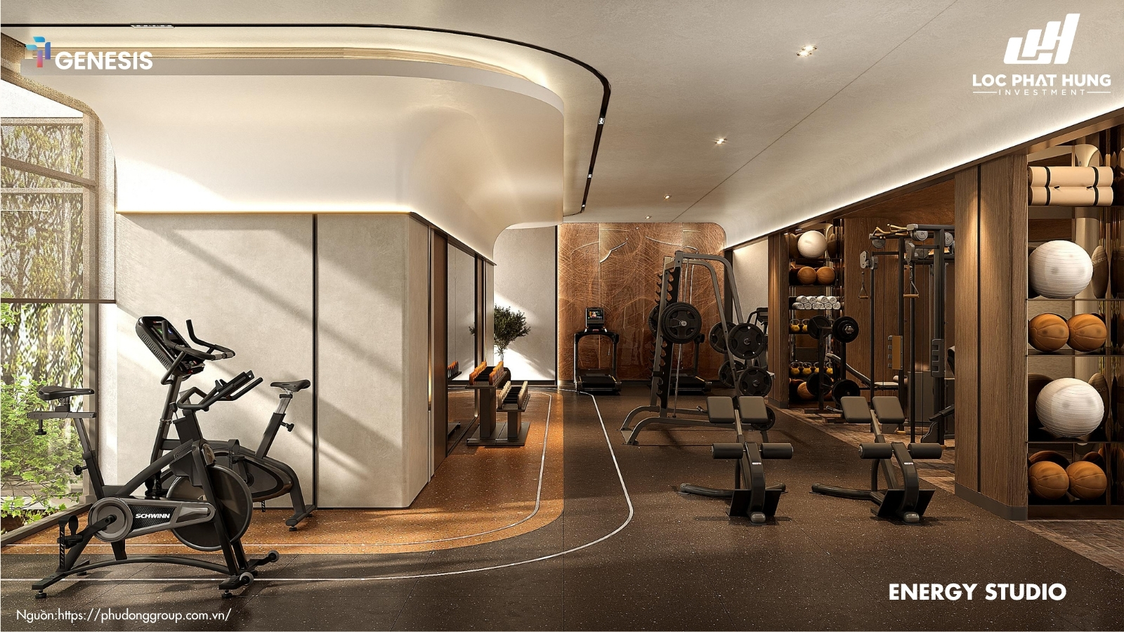 Phòng tập Gym đẳng cấp 